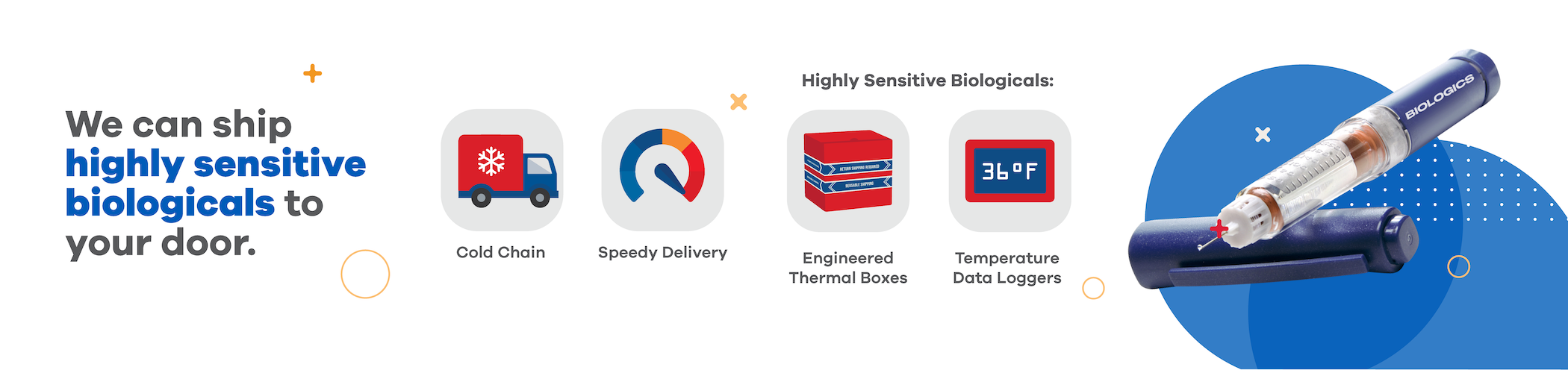 We can ship insulin safely to your door